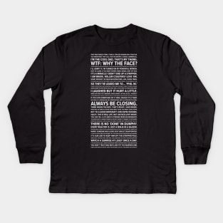 Phil Dunphy Quotes Kids Long Sleeve T-Shirt